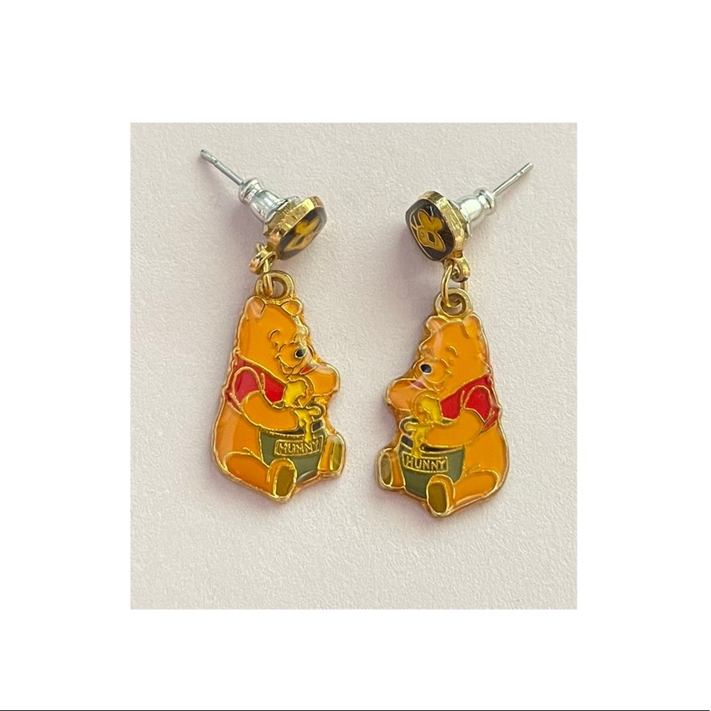 Vintage Winnie The Pooh Earrings